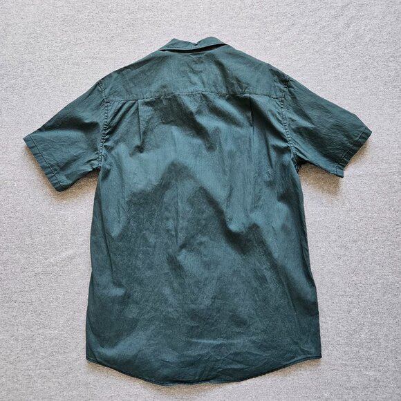 Boozelele Men's Western Shirt Size Large Pistolero Flowers Turquoise Button Up - Picture 5 of 5